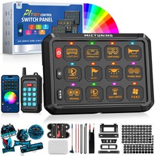Wireless 6/8/12 Gang Switch Panel APP Remote Double Control,12V LED Relay System