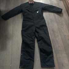 HISEA Men Insulated Medium Coveralls Loose Fit Canvas Water Resistant Workwear