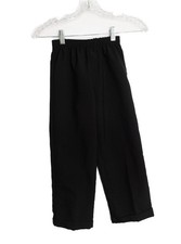 Black Size 5 Elastic Waist Childrens Trousers