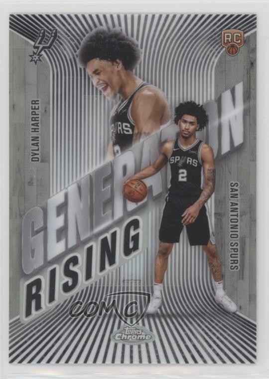 2025-26 Topps Chrome Generation Rising Refractor Dylan Harper #GR-2 12fr