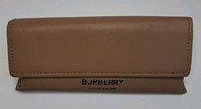 Burberry London Tan Case Glasses Sunglasses Faux Leather Triangular CASE ONLY
