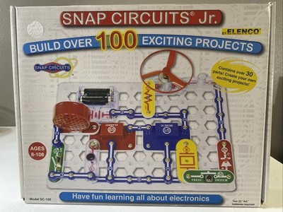 ELENCO SC-100 Snap Circuits Jr. Electronics Kit 100+ Projects COMPLETE