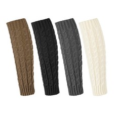 Women Leg Warmers Fashion Knitted Crochet Long Boot Socks Winter Footless New