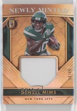 2020 Panini Gold Standard Newly Minted Memorabilia Prime 14/49 Denzel Mims 12mg