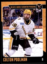 2025-26 Choice AHL Colton Poolman Wilkes-Barre Scranton Penguins #5