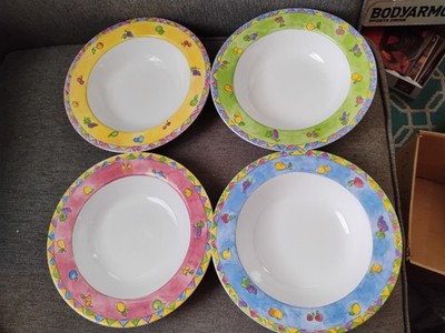 4 Sango Sangria Soup Salad Bowls  8.75'' #3075