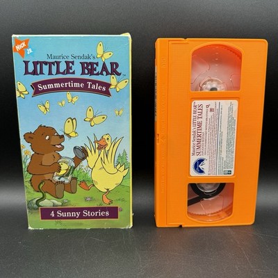 Little Bear - Summertime Tales (VHS, 1999) 4 Sunny Stories Nick Jr. OOP Tested