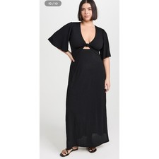 Z Supply Mavis Black Maxi Dress, Size XL