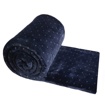 Life Comfort Blue Diamond Family Blanket Size 120x 120 New
