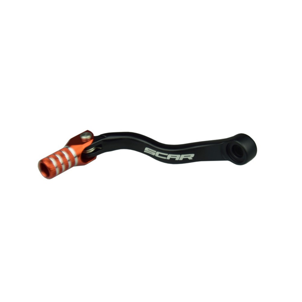 Free Shipping Scar Black Shift Pedal/Orange Tip For Motorcycle Parts