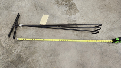 #ad 3 PC Condux 36quot; Steel Manhole Cover Storm Drain Hook T Style Handle NEW USA $129.00