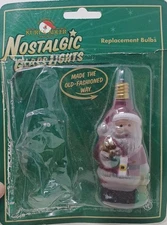 One Kurt S. Adler Nostalgic Glass Santa Replacement Bulb Old Stock  Unused #D-21