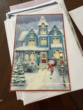 Lot of 30 New Christmas Cards with Envelopes Assorted Designs Holiday Season