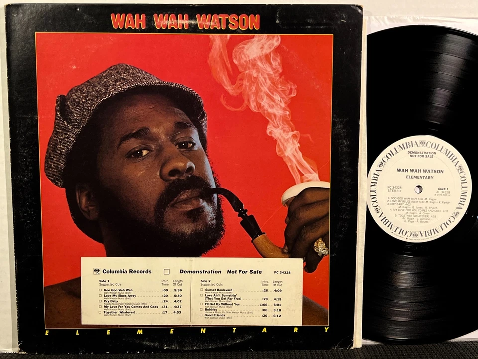 WAH WAH WATSON ELEMENTARY LP COLUMBIA STEREO DJ PROMO 1976 Jazz Funk Soul Bio Foto 2 de 3