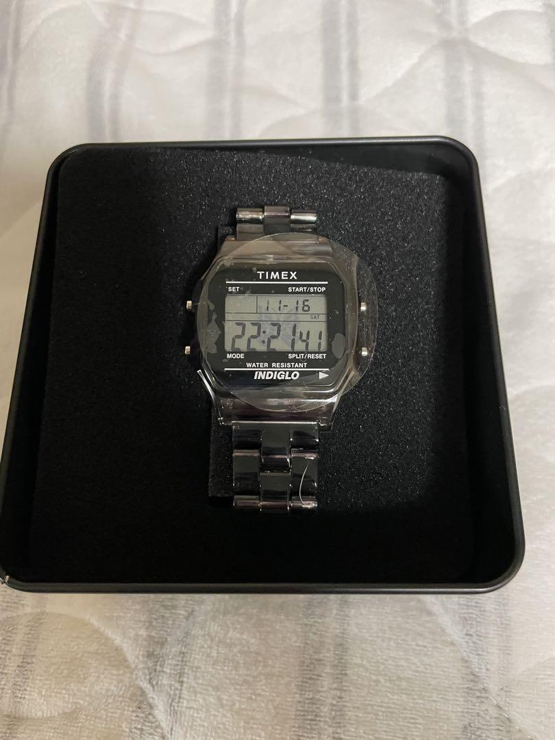 BEAMS BOY × NEEDLES × TIMEX Classic Digital Watch Clear Tie BEAMS BOY × NEEDLES × TIMEX Classic Digital Watch Clear Tie
