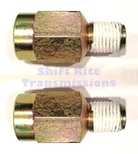 COOLER FITTING JEEP 42RE 46RE 44RH 1/4" MPT SNAP IN LINE ADAPTER A500 DODGE