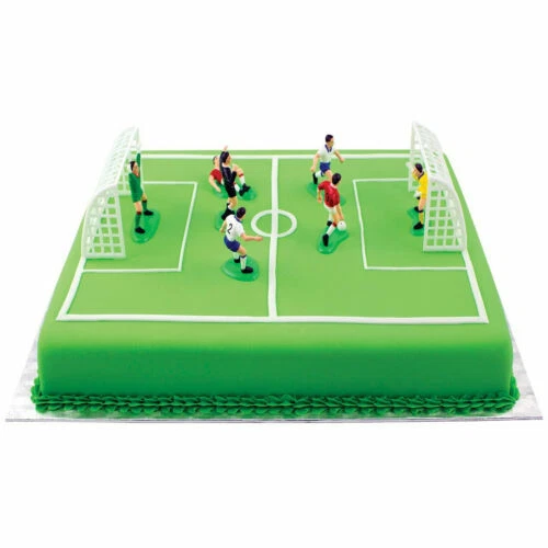 Football Cake Topper Set PME Decorations Birthday Cake Decorating 9 Piece - Image 3 of 4