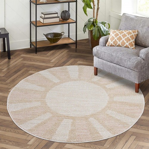Teppich Clasico - Abstraktes Muster- Fransen- Modern, Boho- Kurzflor- Wohnzimmer - Bild 41 von 112