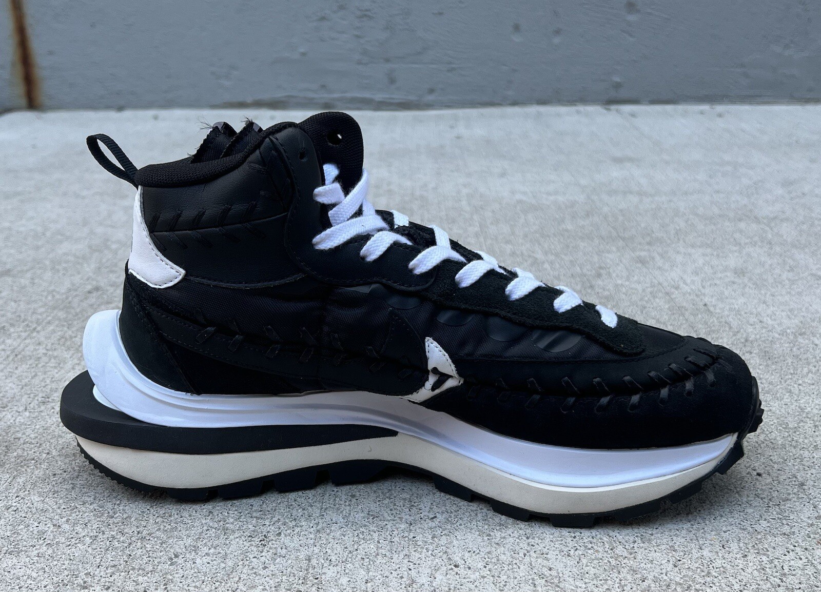 SACAI X NIKE Nike x Sacai x Jean Paul Gaultier VaporWaffle Mix nere da uomo taglia 8 5