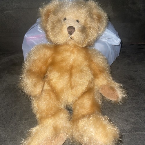 Russ Berrie Pennington Plush Bear 18" Honey Gold Stuffed Animal NICE!