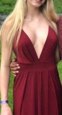 Burgundy Prom Dress