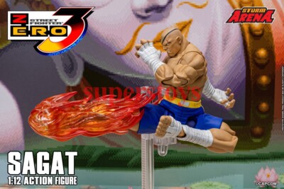 Presale Storm Toys SFSA03 1/12 Street Fighter ZERO 3 SAGAT STORM