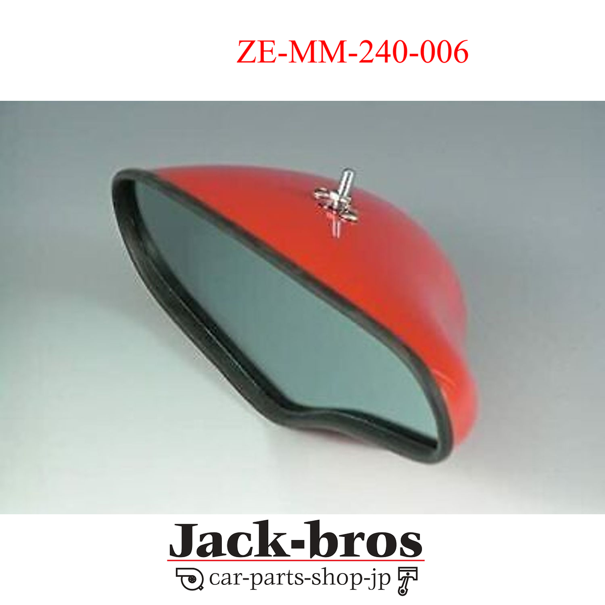 ZOOM ENGINEERING Genuine OEM MONACO MIRROR 240 RED ZE-MM-240-006