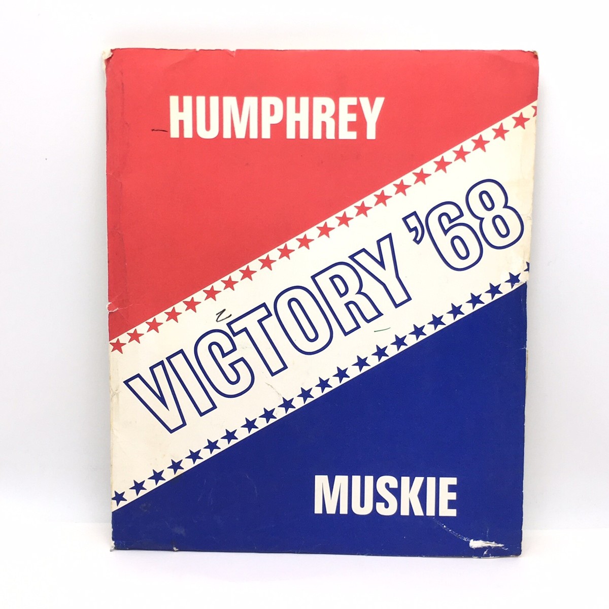 1968 HHH Hubert Humphrey Muskie Political Presidential Folder  display picture 1
