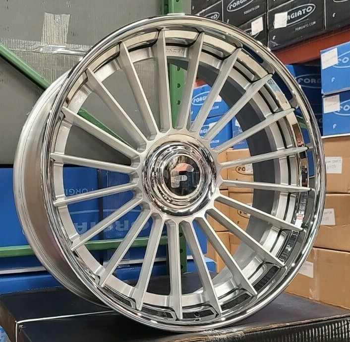 24" FORGIATO TENICA 3.1 BRUSHED STEP LIP COCAVED ROLLS ROYCE CULLINAN 5X112