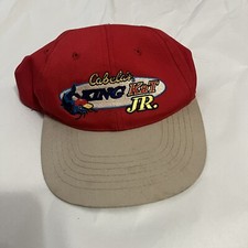 Cabelas King Kat Jr Fishing Hat Adjustable Youth Kids Outdoor Cap Co