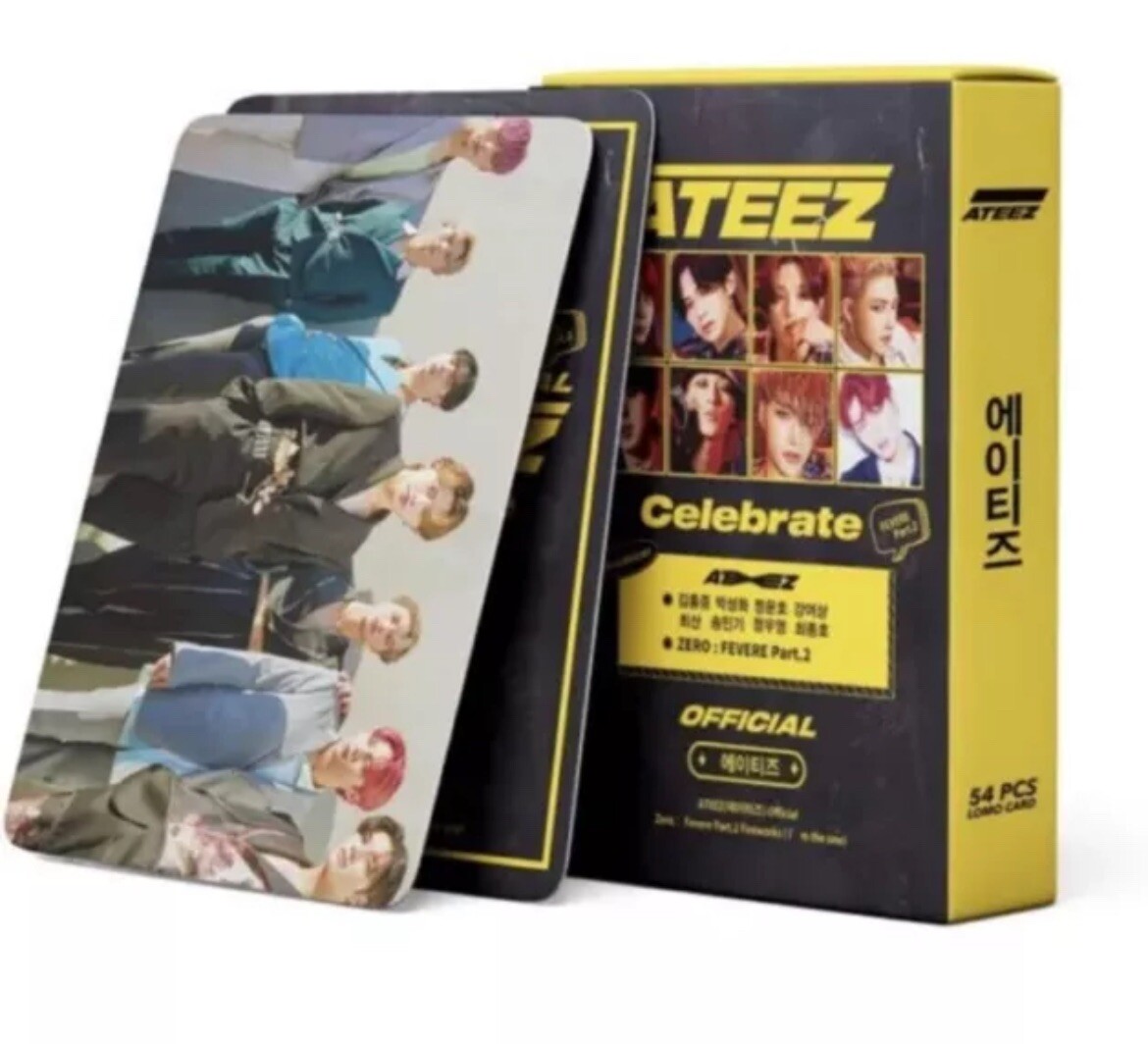 ATEEZ Photocards Lomo Album Photo Card Set Photocards K-pop Sealed New 54 ct