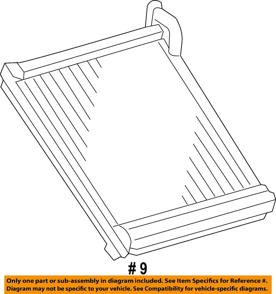 Núcleo evaporador de aire acondicionado usado se adapta a: Toyota Prius Prius C VIN B3 2015 séptimo y octavo dígito Foto 4 de 4