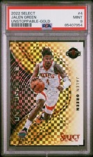 2022 PANINI SELECT UNSTOPPABLE 4 JALEN GREEN GOLD