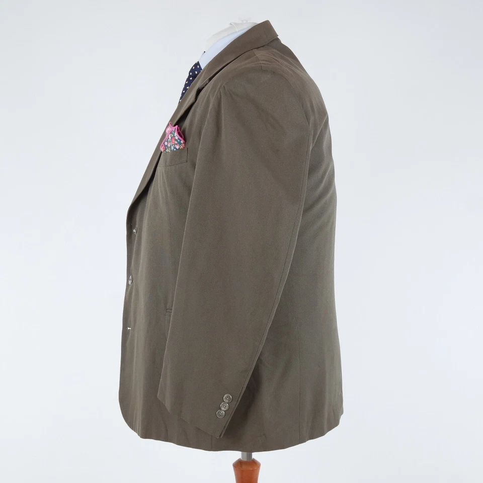 Abrigo deportivo vintage para hombre 48R talla EE. UU. JOHN HENRY chaqueta blazer marrón Foto 4 de 4