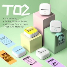 Phomemo T02 Portable Sticker Maker Printer Inkless Mini Photo Thermal Printer