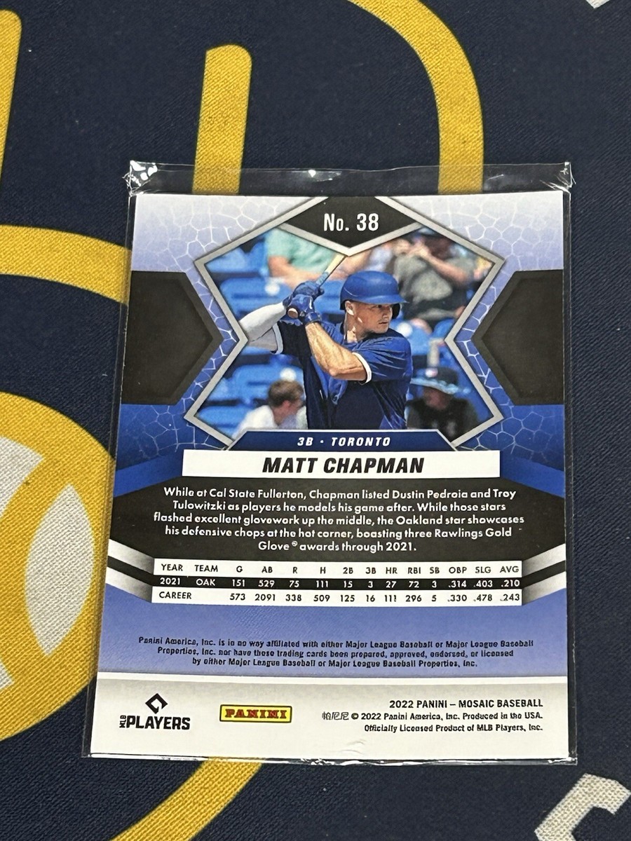 2022 Panini Mosaic - #38 Matt Chapman | eBay