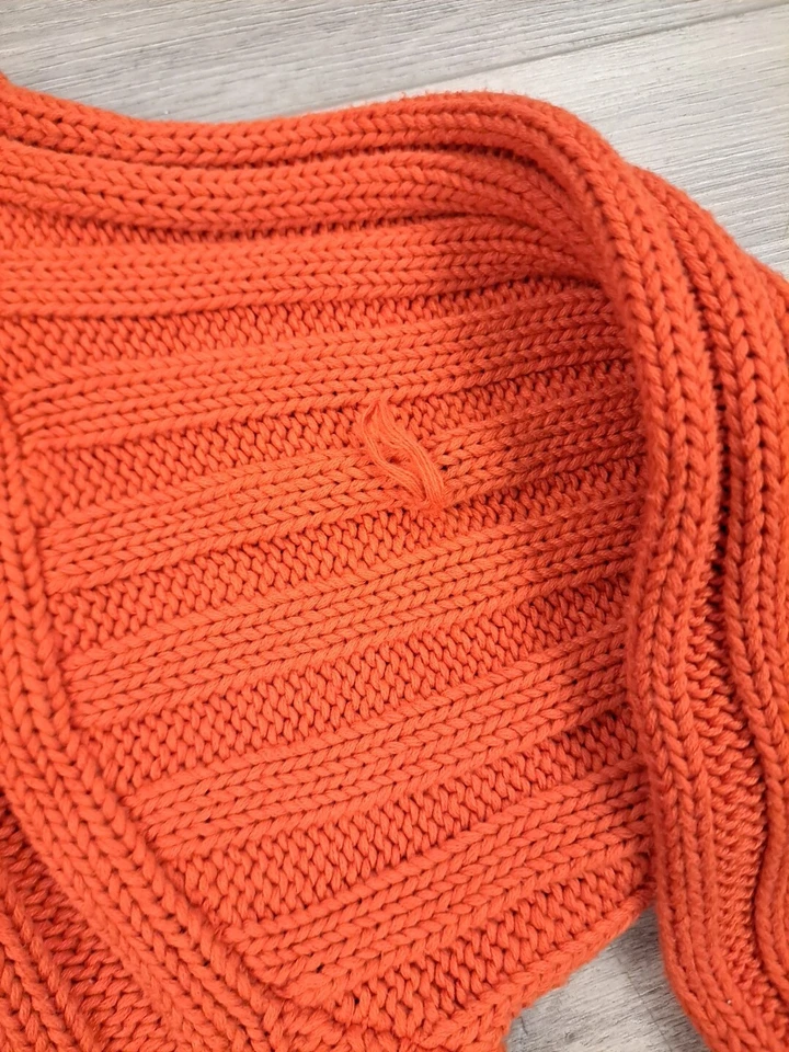 Suéter tejido Harley Davidson muestra no se vende logotipo naranja Foto 3 de 4