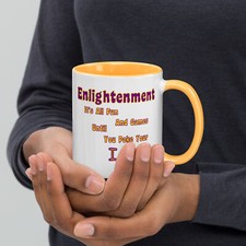 "Enlightenment" Mug Funny New Age Ego Transpersonal Meditation
