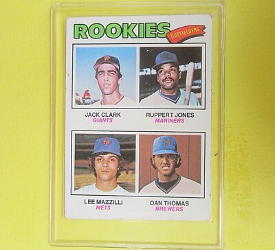 JACK CLARK/LEE MAZZILLI/DAN THOMAS/ RUPPERT JONES ROOKIES 1977 Topps ...