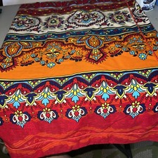 Pillow Sham multicolors beautiful. 32 inches long.