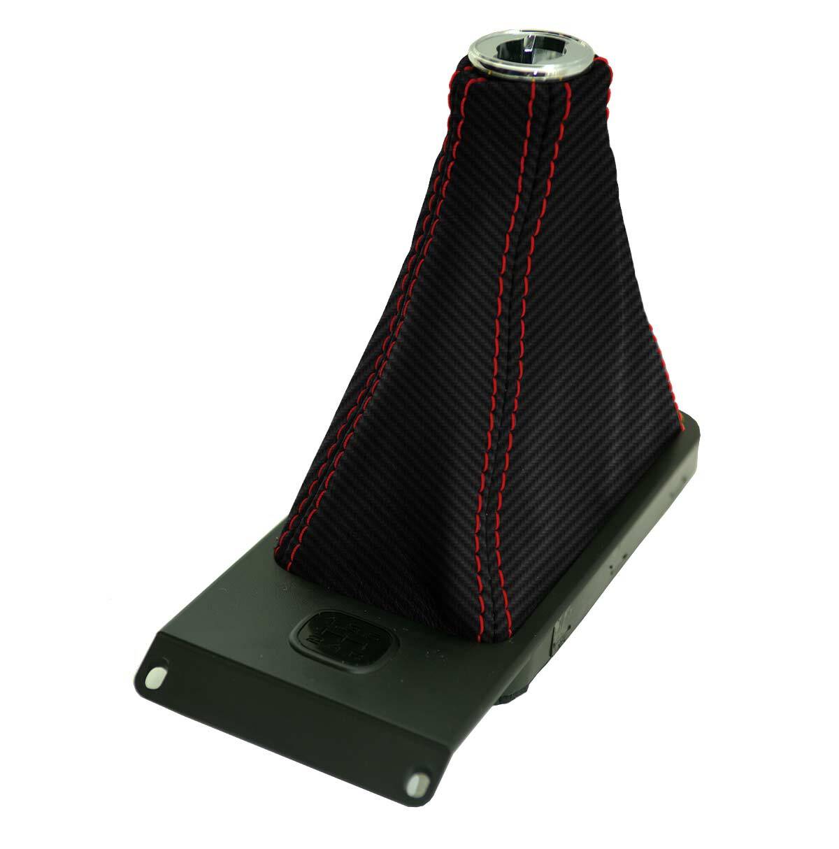 Manual Shift Boot Cover Carbon Fiber for Acura NSX 1991-2005 Red Stitch