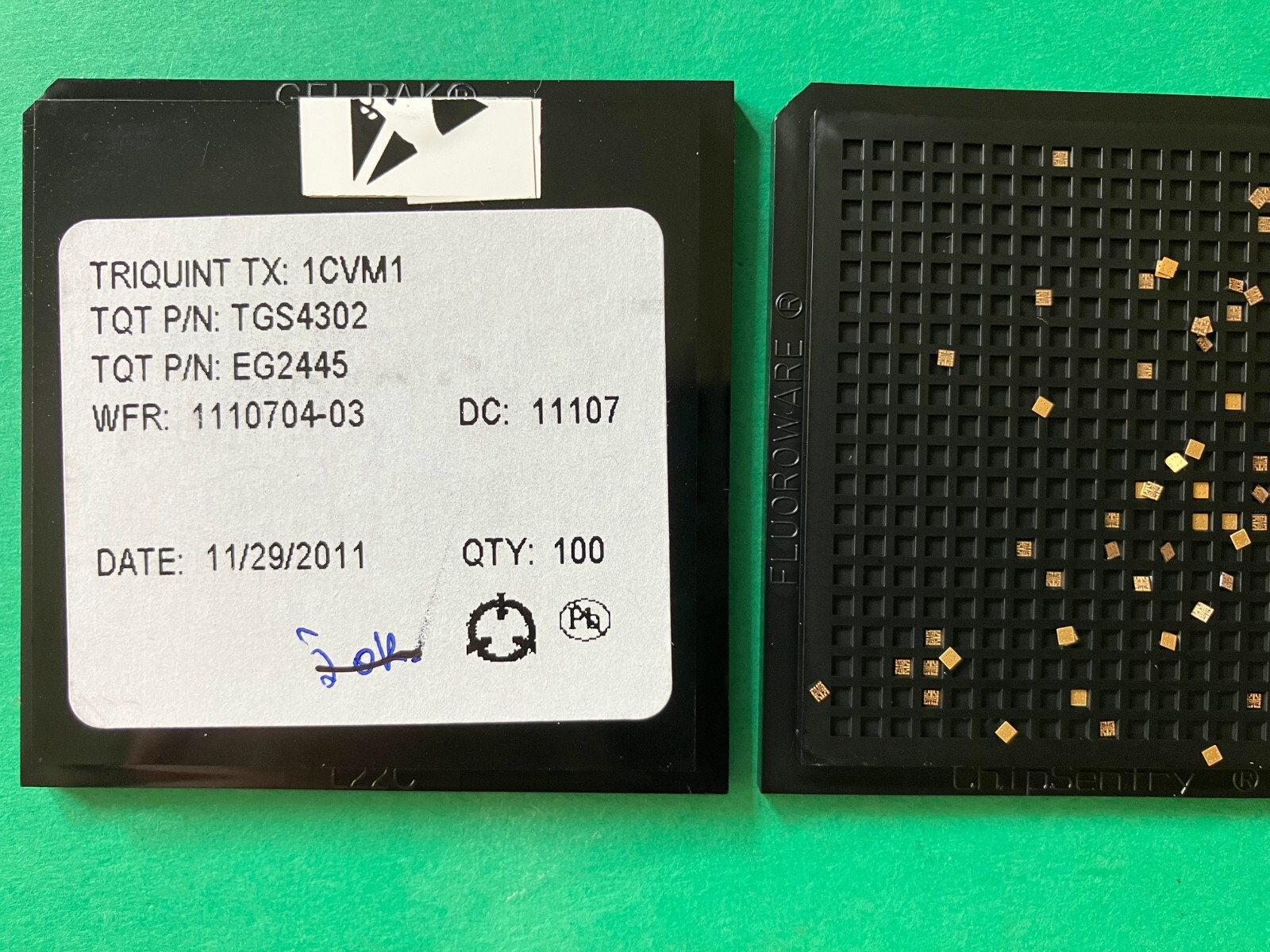 Triquint Label TGS4302 Triquint die lot of 2 pcs | eBay