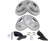 For 2007-2009 Chrysler Aspen Brake Pad and Rotor Kit Front and Rear 35661VXRZ