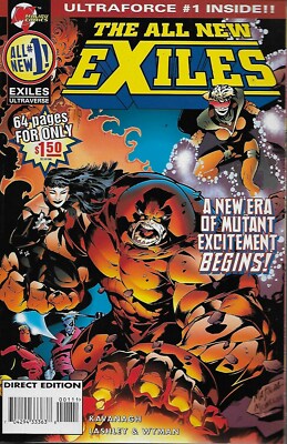 The All New Exiles (Vol.2) No.1 / 1995 Juggernaut / Terry Kavanagh & Ken Lashley