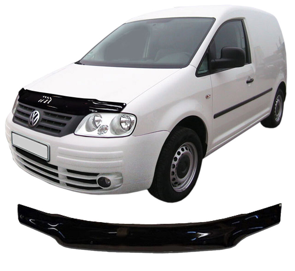 Déflecteur de capot haut de gamme Scoutt pour VW Caddy 2004-2010 anti-gravillons