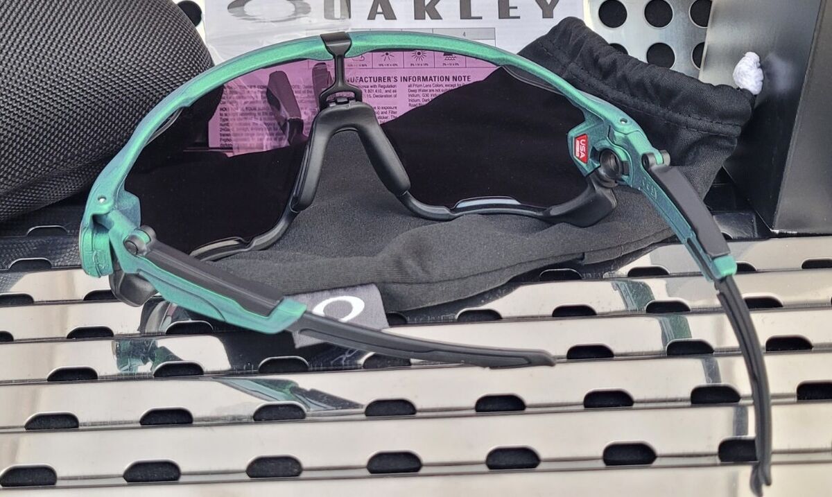 New Oakley JAWBREAKER 9290-7731 Sunglasses Spectrum Gamma Green w/ Prizm Rd  Jade