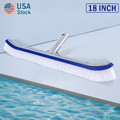 Professional Heavy Duty 17" 18" 24" Swimming Pool Floor Wall Cleaning Brush Tool - Picture 3 of 66