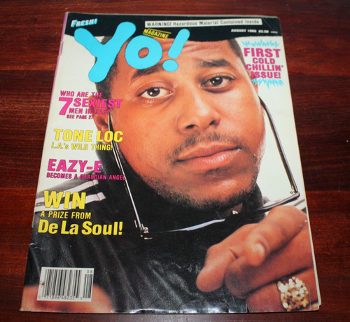 Yo! Magazine 1st Issue August 1989 Eazy-E 80's Vintage Rap Hip Hop