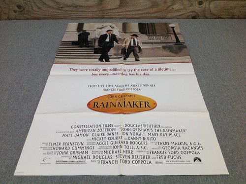 1997 The Rainmaker Original Movie House Full Sheet Poster