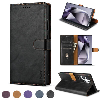 Schutz Hülle Für Samsung Galaxy S7 Edge S 8 9 10 S20 S21 S22 S23 S24 + Flip Case